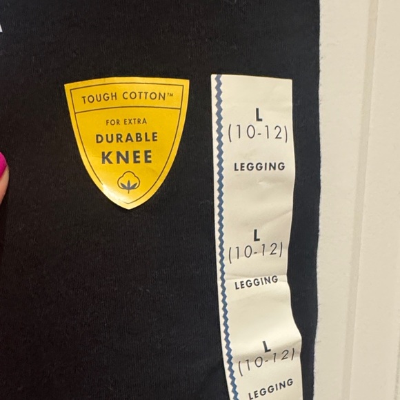 Cat & Jack Black Kids Leggings Size 10-12 NWT - Picture 4 of 9